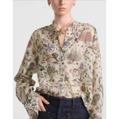 디올 여성 디올리비에라 롱 블라우스 - Dior Womens Dioriviera Long Blouse - dic7958x