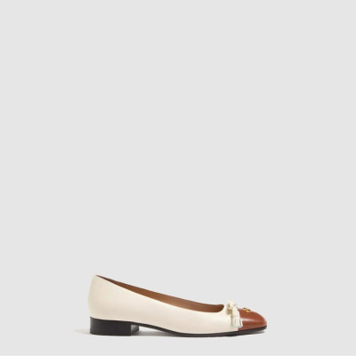 발렌티노 여성 발레 뒤 루아 포니 이펙트 카프스킨 발레리나 - Valentino Ballet du Roi Pony Effect Calfskin Ballerina - vas7813x