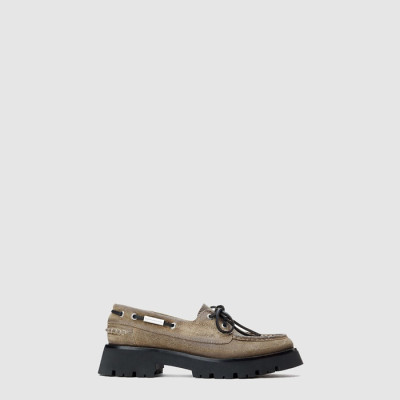 알렉산더왕 여성 스웨이드 카슨 보트 로퍼 - Alexander Wang Suede Carson Boat Loafer - als7824x