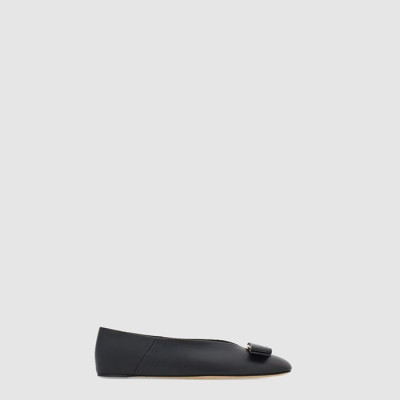 페라가모 여성 바라 보우 플랫 - Ferragamo Vara Bow Flat - fes7837x