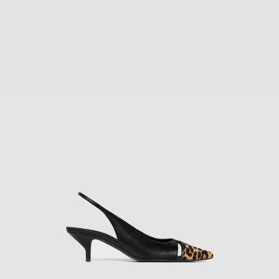 셀린느 여성 레오파드 프린트 헤어리 카프스킨 - Celine Leopard Print Hairy Calfskin - ces7945x