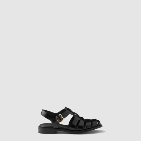 프라다 여성 브러쉬드 가죽 피셔맨 샌들 - Prada Brushed Leather Fisherman Sandals - prs7967x