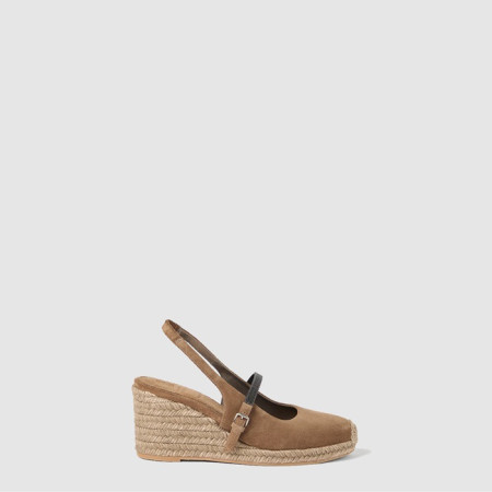브루넬로 쿠치넬리 여성 에스파드릴 웨지힐 - Brunello Cucinelli Espadrille Wedge Heel - brs7973x