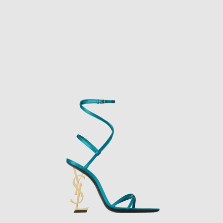 입생로랑 여성 새틴 크레이프 소재 opyum 샌들 - Saint Laurent Satin Crepe Opyum Sandals - yss8019x