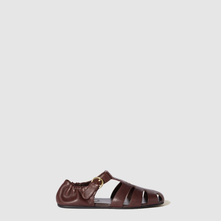 미우미우 여성 루슈 나파 가죽 피셔맨 샌들 - Miu Miu Luscious Nappa Leather Fisherman Sandals - mis8043x