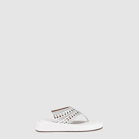 알라이아 여성 비엔느 쪼리 샌들 - Alaia Womens Vienne Flip-flop Sandals - als8046x