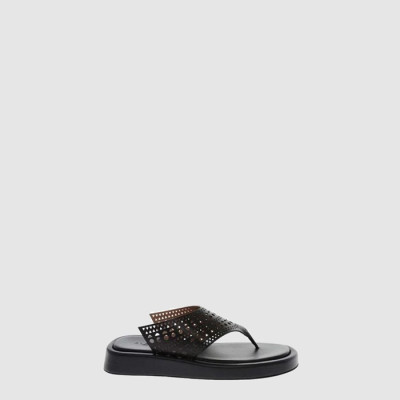 알라이아 여성 비엔느 쪼리 샌들 - Alaia Womens Vienne Flip-flop Sandals - als8047x