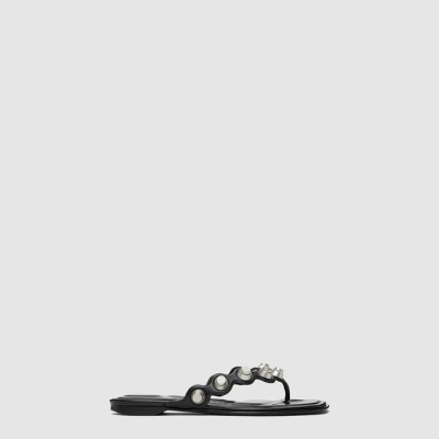 알렉산더왕 여성 렉사 통 플랫 샌들 - Alexander wang Womens Lexa Thong Flat Sandals - als8067x