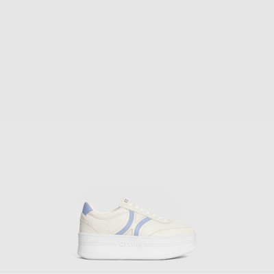 셀린느 여성 트리옹프 웨지 아웃솔 블록 스니커즈 - Celine Triomphe Wedge Outsole Block Sneakers - ces8088x