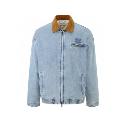 미우미우 남성 데님 자켓 - Miumiu Mens Denim Jacket - mic7985x