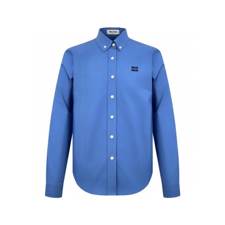 미우미우 남/녀 모던 셔츠 - Miumiu Unisex Modern Shirts - mic7996x