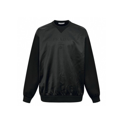 프라다 남성 라운드 긴팔티 - Prada Mens Round Tshirt - prc8000x