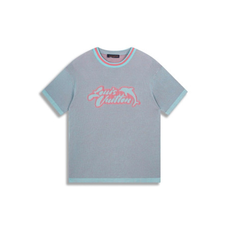 루이비통 남성 라운드 반팔 티셔츠 - Louis vuitton Mens Round Tshirt - lvc8027x