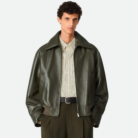 보테가 베네타 남성 가죽 자켓 - Bottega veneta Mens Leather Jackets - bvc8043x