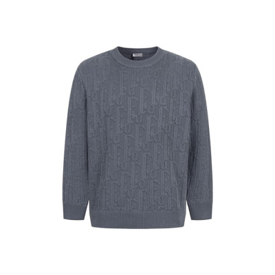 디올 남성 라운드 스웨터 - Dior Mens Round Knitwear - dic8047x