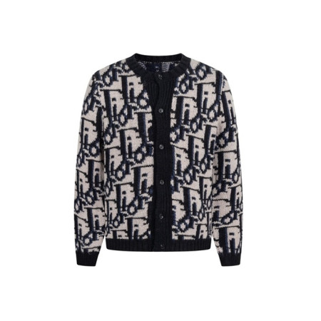 디올 남성 라운드 가디건 - Dior Mens Round Cardigan - dic8048x