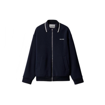 미우미우 남성 집업 니트웨어 - Miumiu Unisex Zip-up Knitwear - mic8045x