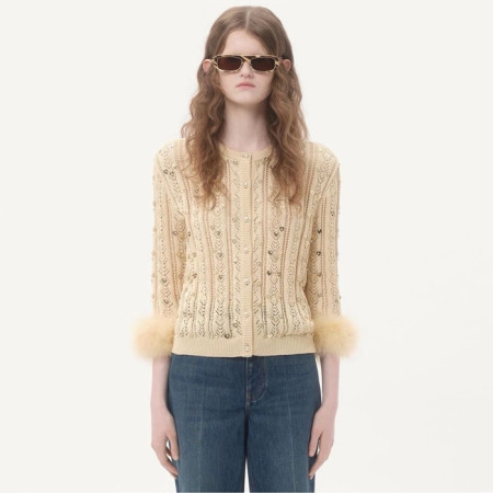 발렌티노 여성 라운드 가디건 - Valentino Womens Round Cardigan - vac8054x