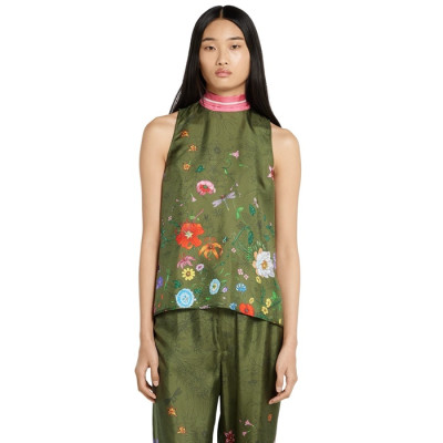 구찌 여성 라운드 나시 - Gucci Womens Sleeveless Tshirt - guc8058x