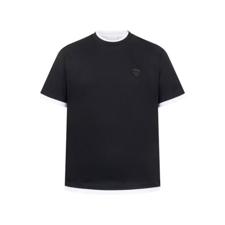 프라다 남성 라운드 반팔티 - Prada Mens Round Tshirt - prc8084x