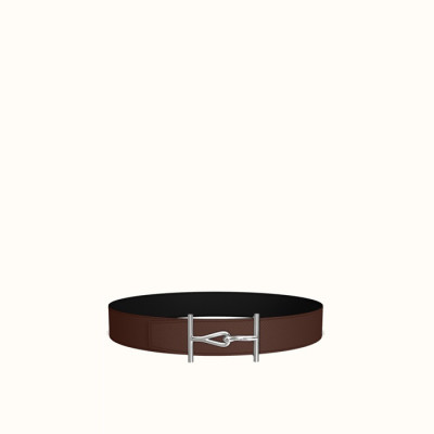 에르메스 남성 점보 버클 리버서블 벨트 - Hermes Mens Jumbo réversible Belt - bel392x