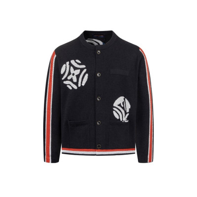 루이비통 남성 브이넥 가디건 - Louis vuitton Mens Cardigan - lvc8114x
