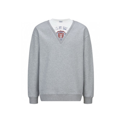 로에베 남성 라운드 긴팔티 - Loewe Mens Round Tshirt - loc8115x