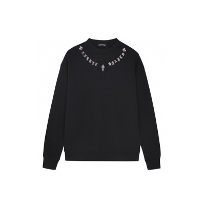 크롬하츠 남성 라운드 긴팔티 - Chrome Hearts Mens Round Tshirt - chc8132x