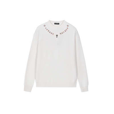 크롬하츠 남성 라운드 긴팔티 - Chrome Hearts Mens Round Tshirt - chc8133x