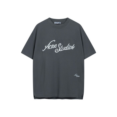 아크네 남/녀 라운드 반팔티 - Acne Unisex Round Tshirt - anc8137x