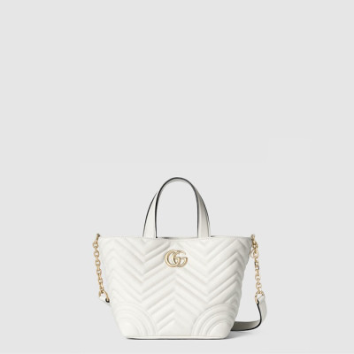 구찌 여성 GG 마몽 미디엄 토트백 - Gucci Womens GG Marmont Medium Tote Bag - gub9356x