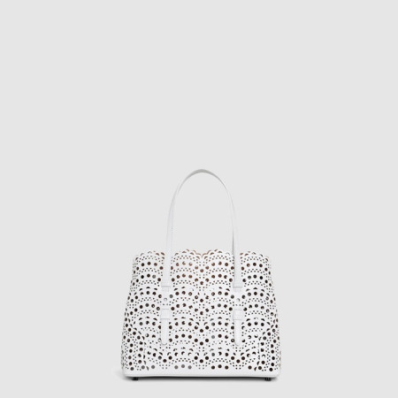 알라이아 여성 비엔 웨이브 럭스 미나 25 백 - Alaia Womens Vien Wave Luxe Mina 25 Bag - alb9459x