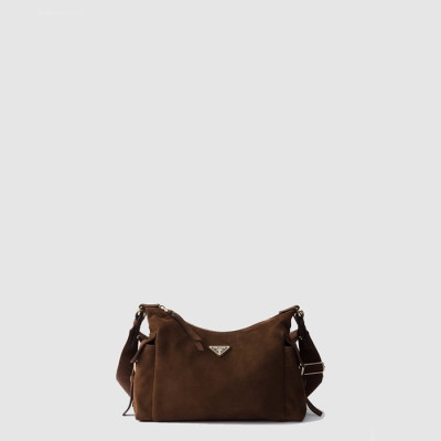 프라다 여성 익스플로어 라지 스웨이드 백 1BC264 - Prada Womens Explore Large Suede Bag - prb9563x