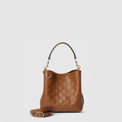 구찌 여성 GG 엠블럼 스몰 버킷백 - Gucci Womens Small Bucket Bag - gub9579x