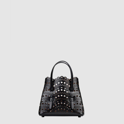 알라이아 여성 비엔 웨이브 럭스 미나 16 백 - Alaia Womens Mina 16 Bag in Vienne Wave Luxe - alb9607x