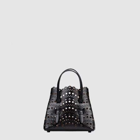 알라이아 여성 비엔 웨이브 럭스 미나 16 백 - Alaia Womens Mina 16 Bag in Vienne Wave Luxe - alb9607x