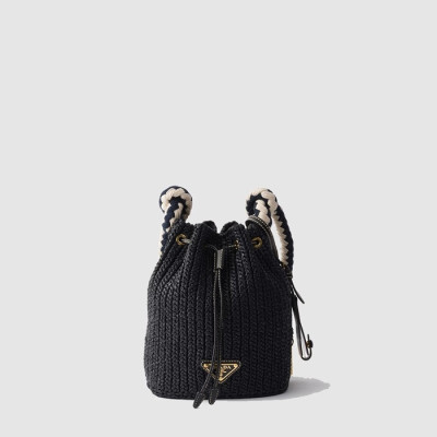 프라다 여성 크로셰 미니 버킷 백 1BE068 - Prada Womens Crochet Mini Bucket Bag - prb9643x