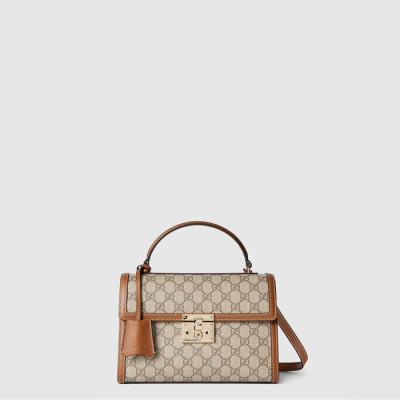 구찌 여성 패들락 미디엄 탑 핸들 백 - Gucci Womens Padlock Medium Top Handle Bag - gub9651x