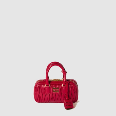 미우미우 여성 마테라쎄 나파 가죽 미니 백 - MiuMiu Womens Matelasse Nappa Leather Mini Bag - mib9653x
