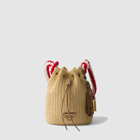 프라다 여성 크로셰 미니 버킷 백 1BE068 - Prada Womens Crochet Mini Bucket Bag - prb9665x