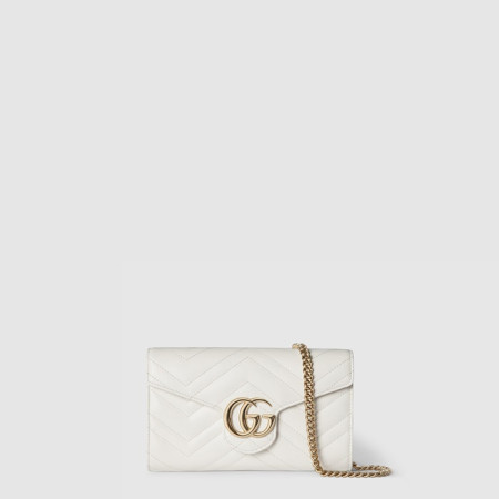 구찌 여성 GG 마몽 체인 지갑 - Gucci Womens GG Marmont Chain Wallet - gub9702x