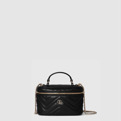 구찌 여성 GG 마몽 미니 베니티 백 - Gucci Womens GG Marmont Mini Vanity Bag - gub9753x