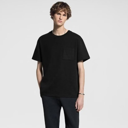 루이비통 남성 피케 코튼 티셔츠 - Louis vuitton Mens Round Tshirt - lvc8201x