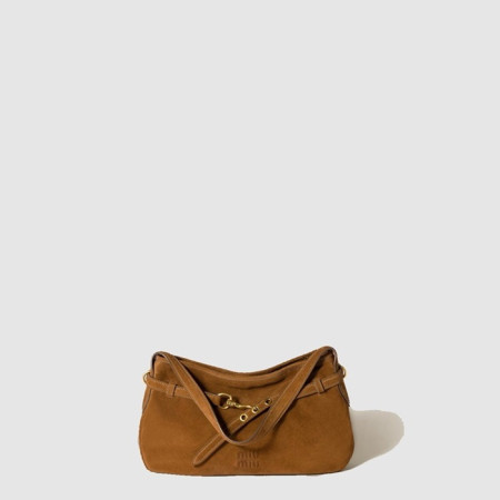 미우미우 여성 스웨이드 아방뛰르 백 - Miumiu Womens Suede Avanture Bag - mib9867x