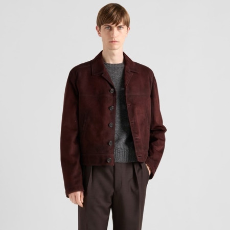 프라다 남성 가죽 자켓 - Prada Mens Leather Jacket - prc8247x