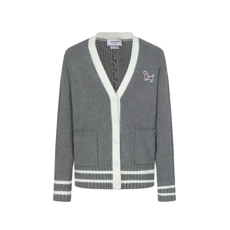 톰브라운 남성 브이넥 가디건 - Thom Browne Mens V-neck Cardigan - thc8261x