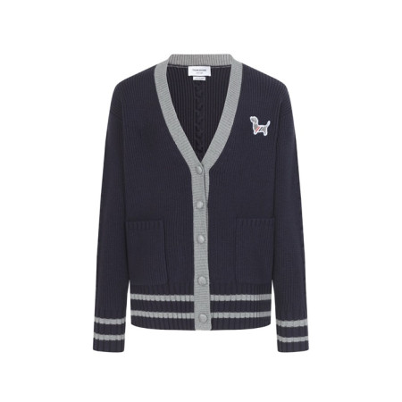 톰브라운 남성 브이넥 가디건 - Thom Browne Mens V-neck Cardigan - thc8262x