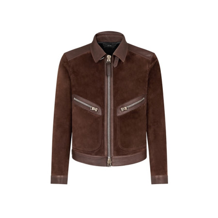 톰포드 남성 가죽 자켓 - Tom Ford Mens Leather Jacket - toc8333x