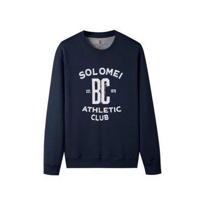 브루넬로쿠치넬리 남성 라운드 긴팔티 - Brunello Cucinelli Mens Round Tshirt - bru8373x