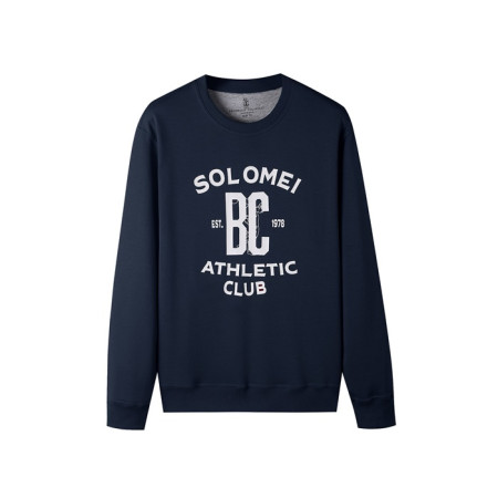 브루넬로쿠치넬리 남성 라운드 긴팔티 - Brunello Cucinelli Mens Round Tshirt - bru8373x